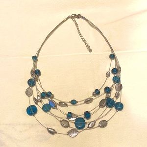Lia Sophia Caspian Sea necklace 16-19”